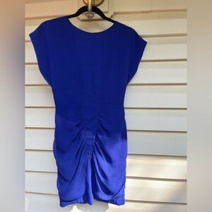 Urban Outfitters Silence & Noise bright blue sleeveless mini dress. Bare back, 2